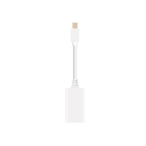 Conversor Mini DisplayPort a HDMI 15 Cm Blanco Nanocable