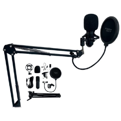 Kit de Micrófono XLR Pro Negro Keepout