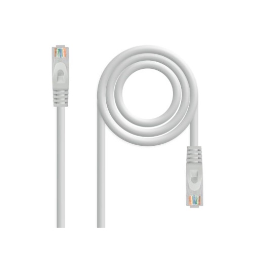 Cable De Red Latiguillo RJ45 UTP Cat6a AWG24 LSZH 1.5 M Gris Nanocable