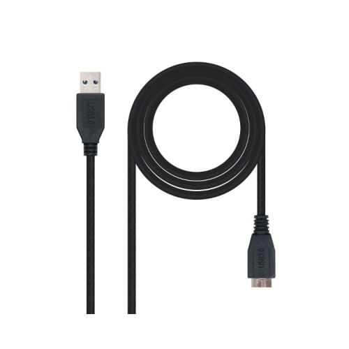 Cable Conexión USB-Micro USB 3.0 Tipo M/M 2M Nanocable