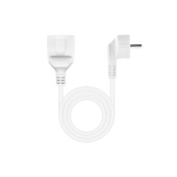 Cable de Alimentación Alargador Schuko 10M Blanco Nanocable