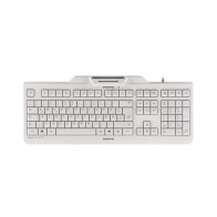 Teclado con Lector DNIE Blanco Cherry