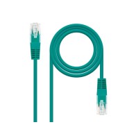 Cable de Red Latiguillo RJ45 UTP Cat6 AWG24 0.30 M Verde Nanocable