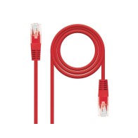 Cable De Red Latiguillo Rj45 Utp Cat6 Awg24 0.25 M Rojo Nanocable