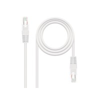 Cable De Red Latiguillo RJ45 UTP Cat6 AWG24 0.30 M Blanco Nanocable