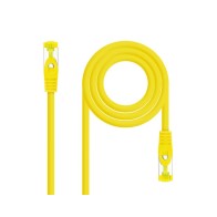 Nanocable SFTP CAT6A RJ45 Cable 0.25 m Yellow