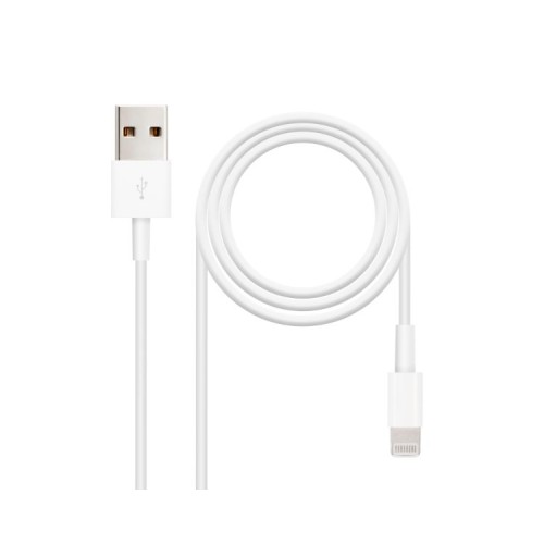 Cable de Datos/Cargador USB Lightning 0.5m