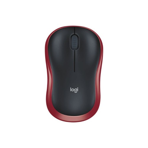 Ratón Óptico Inalámbrico M185 Rojo Logitech