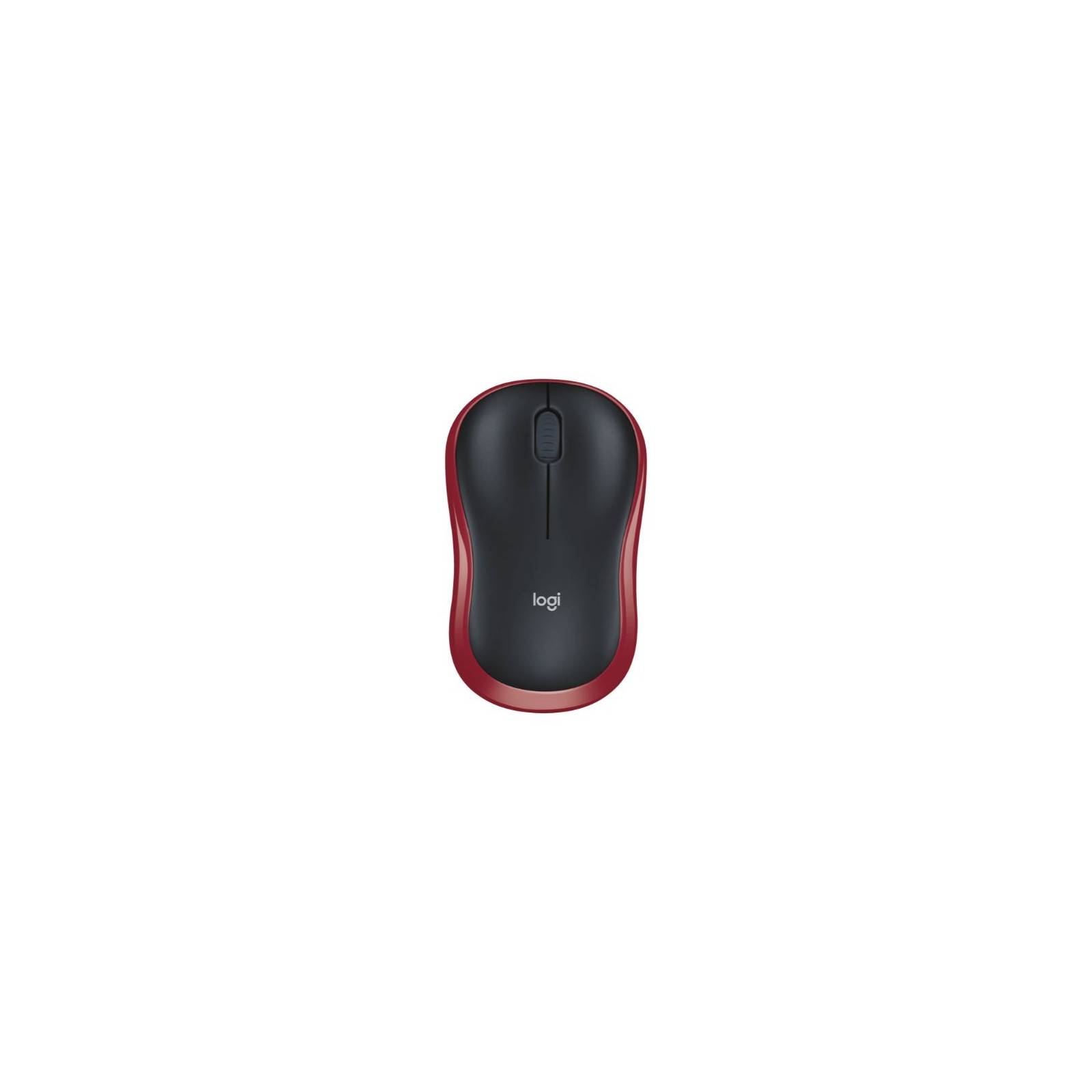 Ratón Óptico Inalámbrico M185 Rojo Logitech