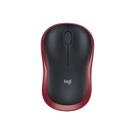 Ratón Óptico Inalámbrico M185 Rojo Logitech