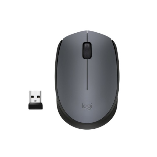 Logitech M170 Wireless Optical Mouse Nano Receiver Gray