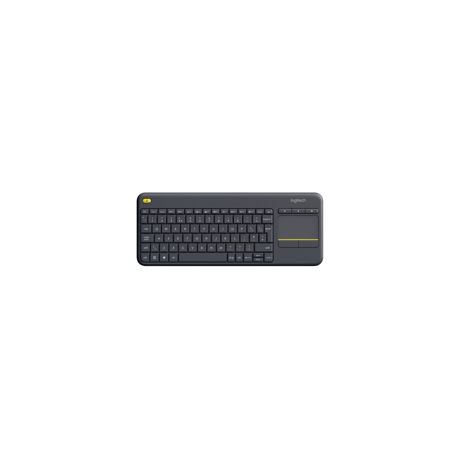 Logitech Wireless K400 Touch Pad Keyboard Black Buy Online