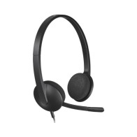 Auricular + Micrófono H340 Supresión De Ruido Negro Logitech