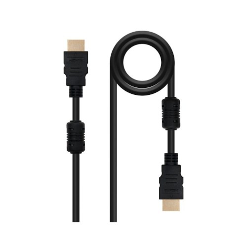 Nanocable HDMI V1.4 High-Speed Cable with Ethernet Black 3m