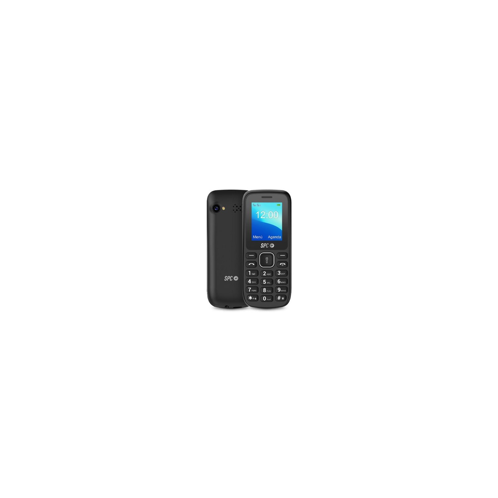 SPC Talk Black Mobile Phone for Simple Communication