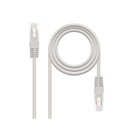 Cable De Red Latiguillo Rj45 Utp Cat6 Awg24 Lszh 5 M Gris Nanocable