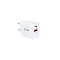 Cargador de Pared 20W Dual USB Tooq Blanco