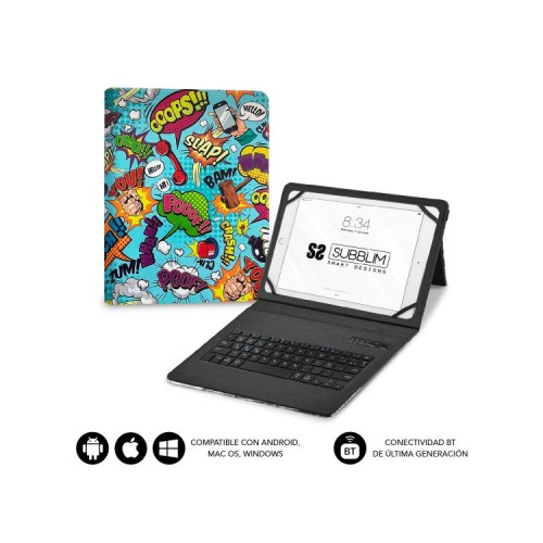 Subblim Keytab Pro BT Comic Case with Keyboard