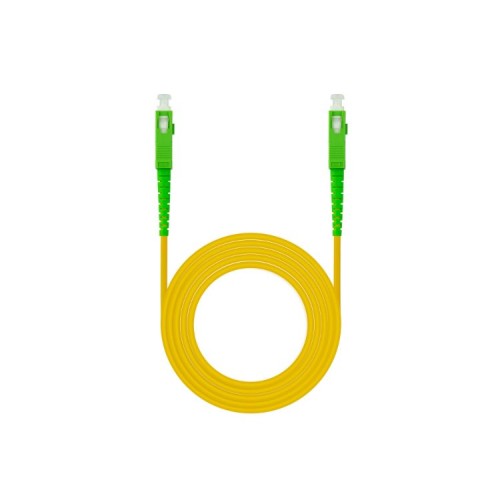 Cable De Fibra Optica SC/APC A SC/APC Simplex 1M Amarillo