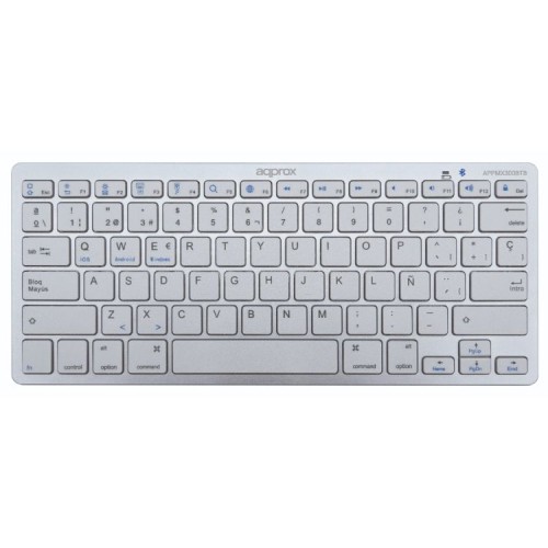 Approx MX300 Bluetooth Universal Keyboard Silver