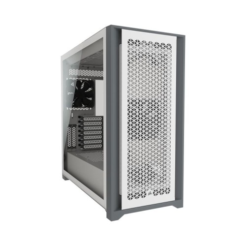 Caja Semitorre ATX 5000D Airflow TG Blanca Corsair