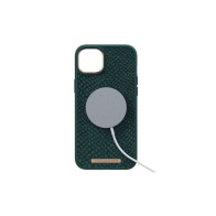 Funda MagSafe iPhone 14 Plus Verde Oscuro Piel de Salmón