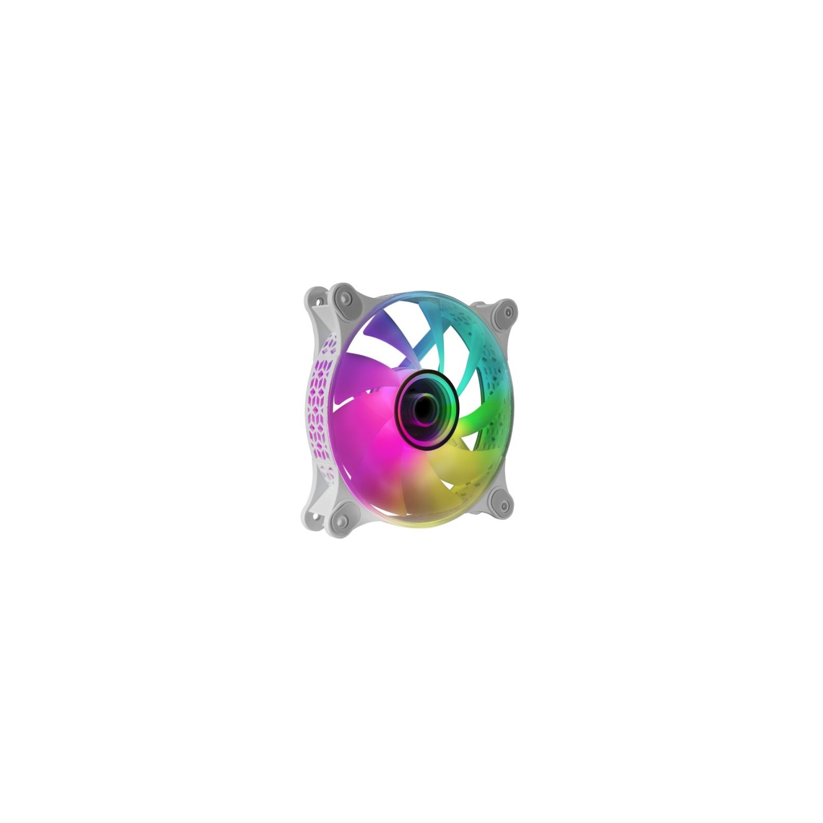 Ventilador Auxiliar A-rgb 120mm Mf-3d Blanco Mars Gaming