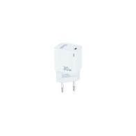 GaN USB-C/PD Travel Charger 30W White Tooq