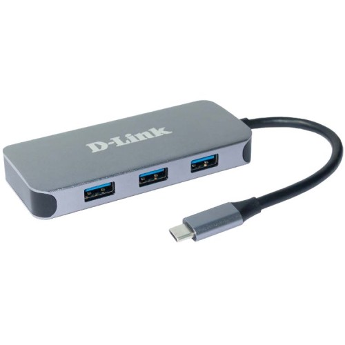 D-Link 6-in-1 USB-C Docking Station with HDMI and Ethernet