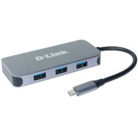 Estación de Acoplamiento USB-C 6 en 1 D-Link con HDMI y Ethernet