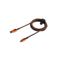 Cable USB-A a MicroUSB 1.5m Negro/Naranja Xtorm