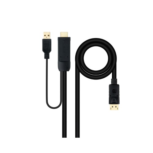 Conversor Nanocable DisplayPort V1.2 a HDMI 2.0 1.8m