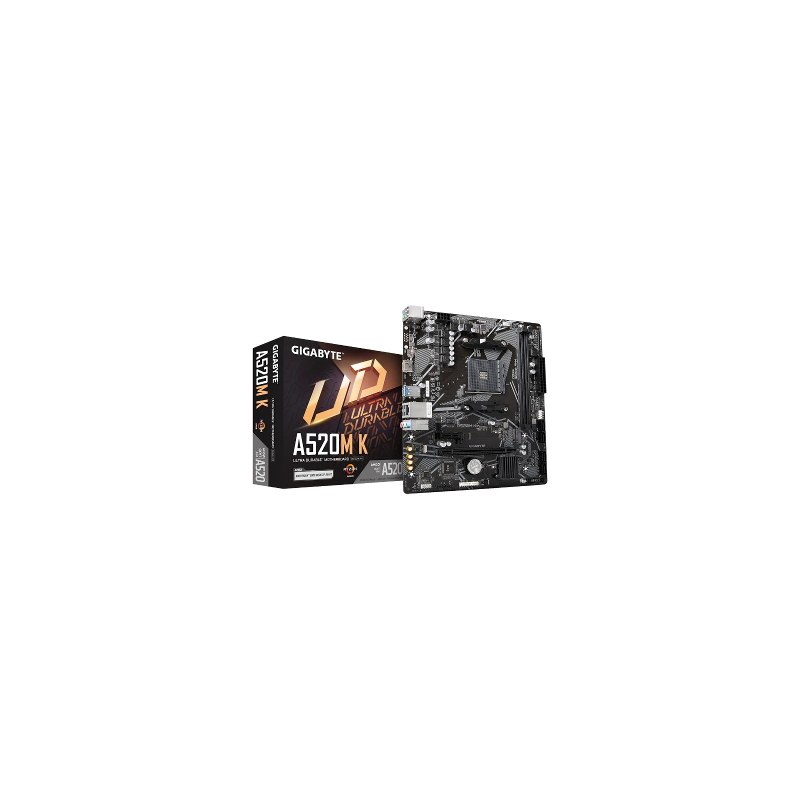 Gigabyte A520M K Micro ATX Motherboard