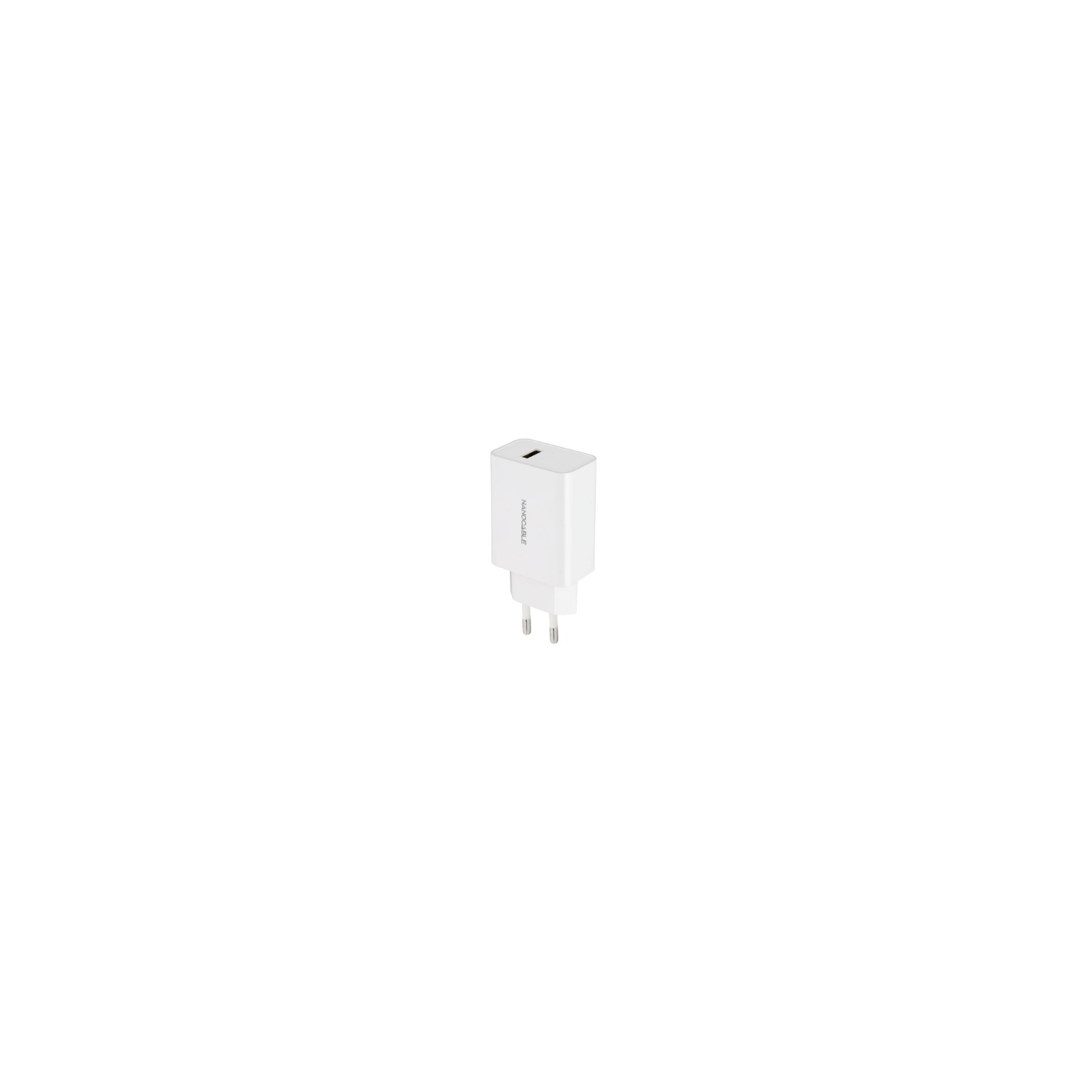 Cargador Pared 1xusb 5v 2.1a Blanco Nanocable