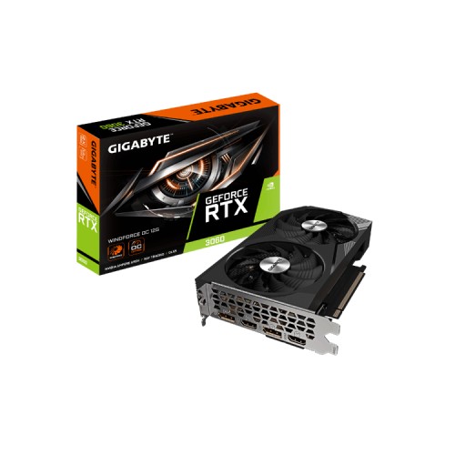 Tarjeta Gráfica Gigabyte RTX 3060 Windforce OC 12 GB