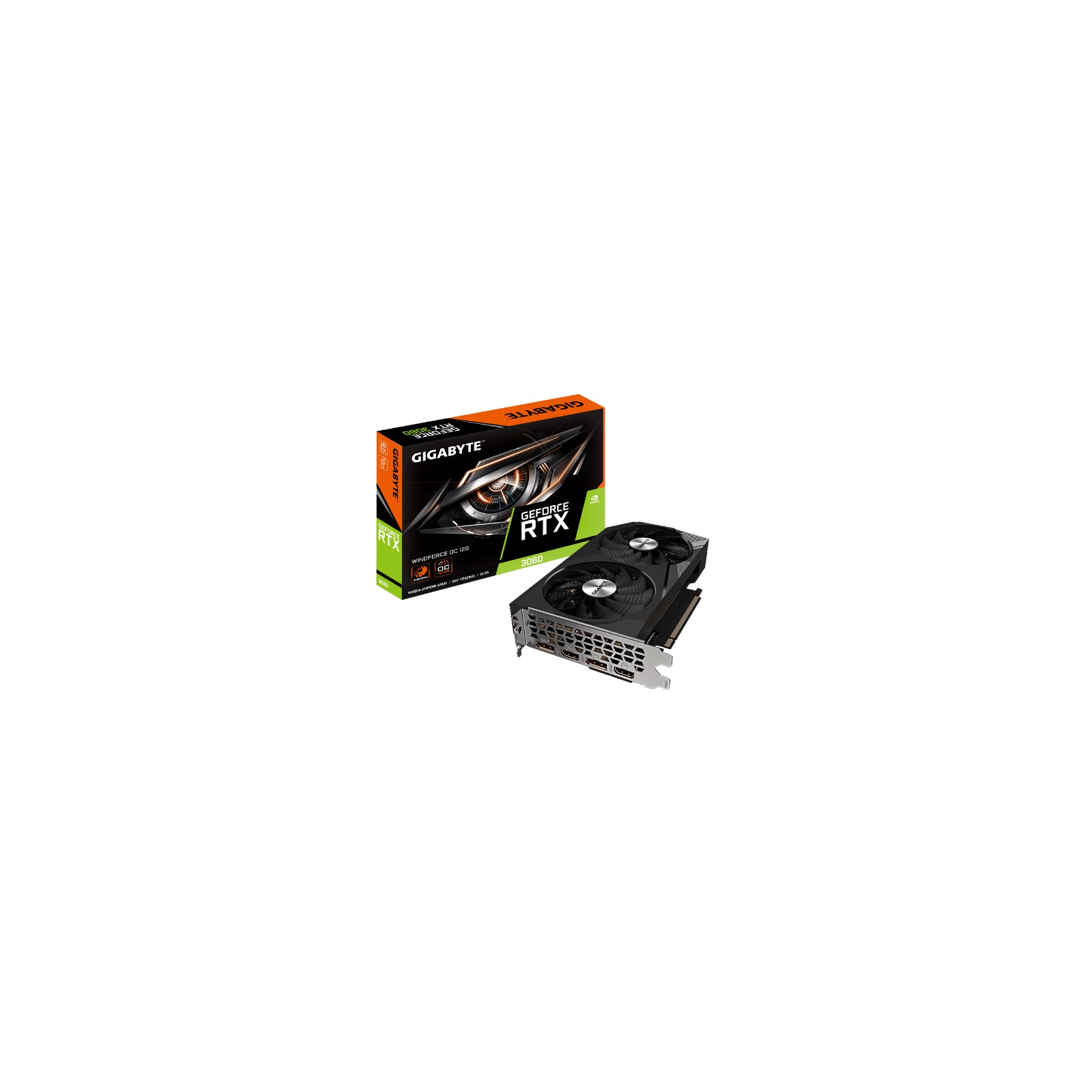 Tarjeta Gráfica Gigabyte RTX 3060 Windforce OC 12 GB