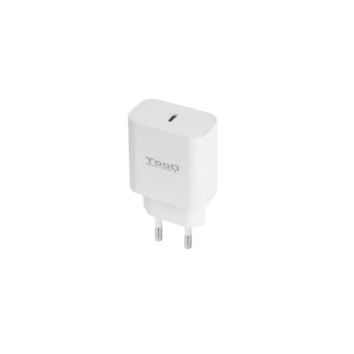 Cargador Pared USB-C/PD 20W Blanco Tooq