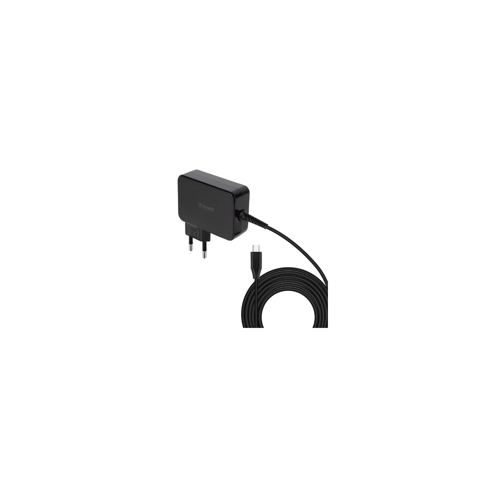 Cargador Portátil Gan Usb-c Pd 3.0 90w Negro Tooq