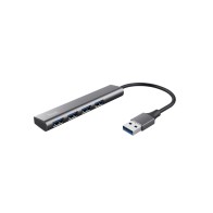 Hub Halyx Aluminium Usb-a 3.2 Gen 1 Con 4 Puertos Usb-a Trust