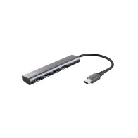 4 Port USB-C Hub Aluminium