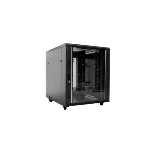 19-inch Rackmount Cabinet with Tempered Glass Door