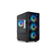 Caja Minitorre Gaming Tooq Seizure MicroATX Negra