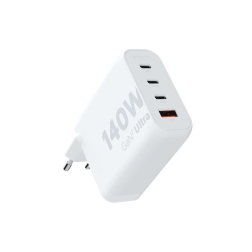 GaN² Ultra 140W Wall Charger with 3x USB Type-C and USB 3.0