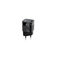 Cargador Pared 18W 2xUSB-A 3A Negro Tooq