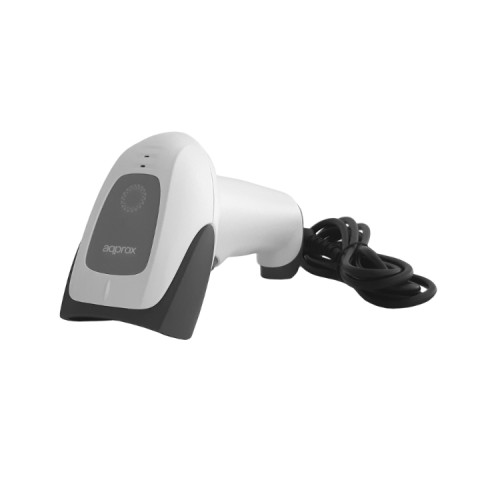 2D Laser Barcode Scanner APPLS22WH USB White Approx