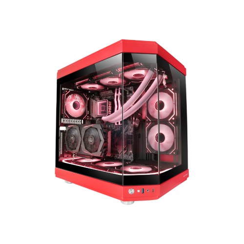 Caja Semitorre ATX MC3T Roja Mars Gaming