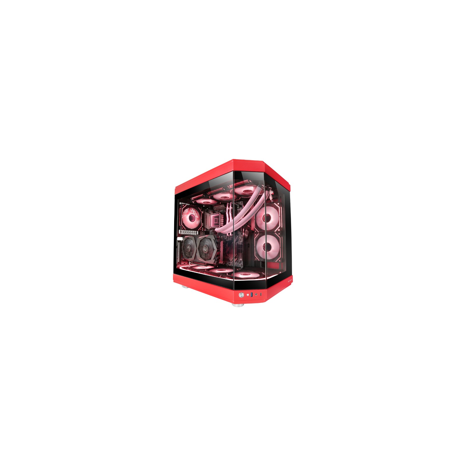 Caja Semitorre ATX MC3T Roja Mars Gaming