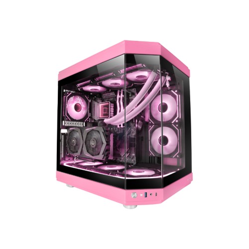 Caja Semitorre ATX MC-3T Rosa Mars Gaming