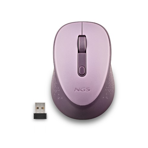 Ratón Óptico Wireless Dew Morado NGS