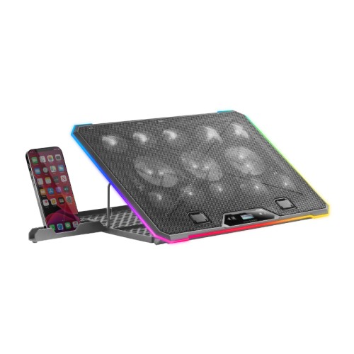 MNBC13 RGB Laptop Cooler Pad Black Mars Gaming